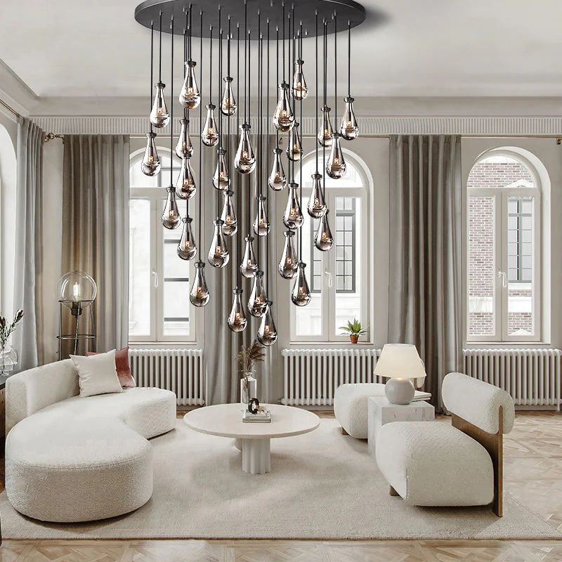 Raindrops Round Chandelier 60" - thebelacan