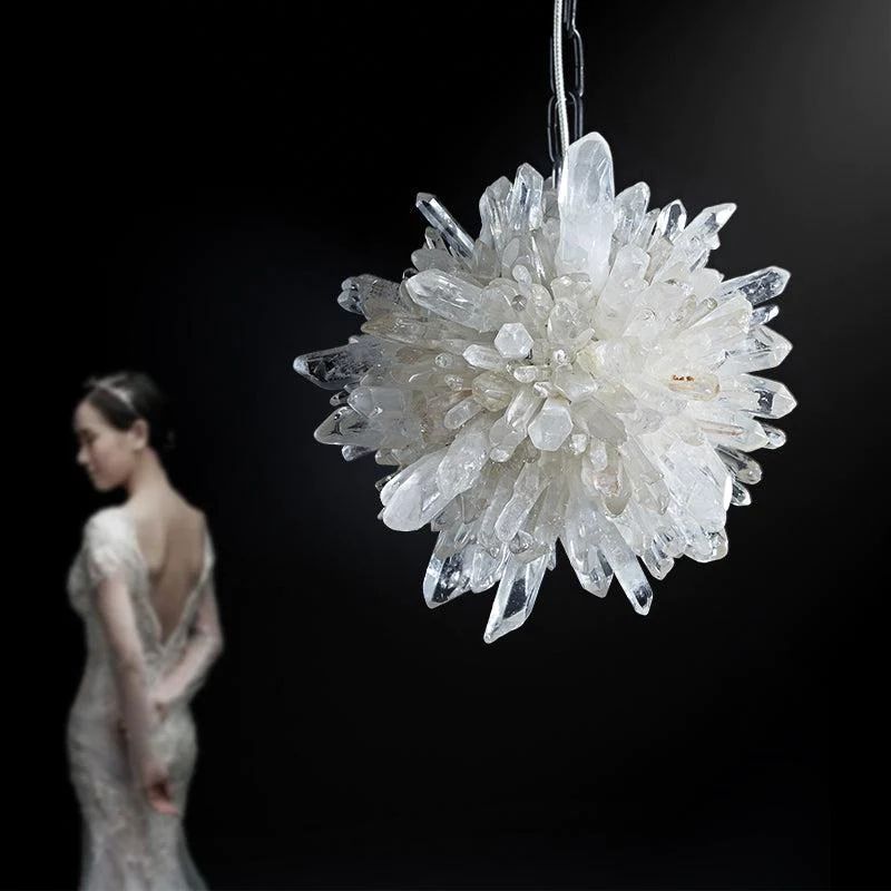 Rock Crystal Creative Pendant - valleylamps