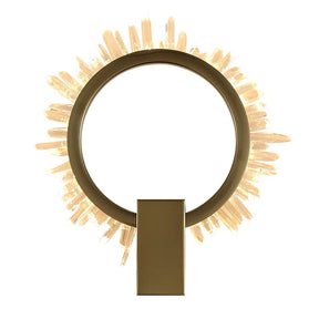 Rock Crystal Ring Wall Sconce - valleylamps