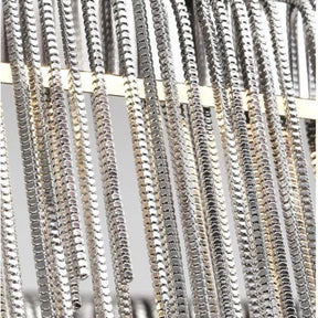 Selena Stainless Steel Chain Tassel Chandelier