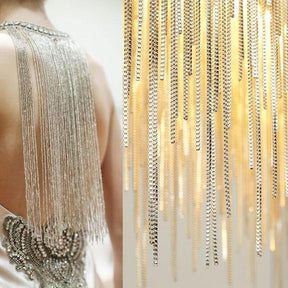 Selena Stainless Steel Chain Tassel Chandelier