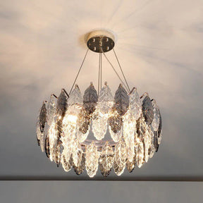 Serene Leaf Ring Chandelier 32"