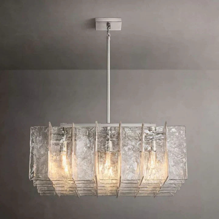 Travis Square Chandelier 48" for Bedroom
