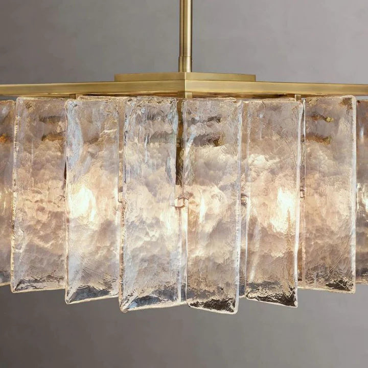Travis Square Chandelier 48" for Bedroom