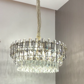 Light Luxury Round /Rectangular Crystal Chandelier for Living/Dining Room/Bedroom